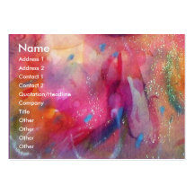 HARLEQUIN AND COLUMBINE Music,Decor,Theatre Artist Business Cards