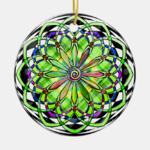 Harlequin Plaid No. 2 (Personalised Ornament)
