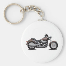 Harley Davidson Fat Boy Keychains