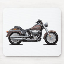 Harley Davidson Fat Boy Mouse Pad