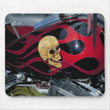 Harley Davidson Skull - Fuel Tank. Sturgis. Mouse Mat