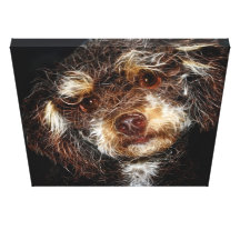 Harley On Canvas Wrap Gallery Wrapped Canvas