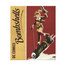 Harley Quinn Bombshell Canvas Print