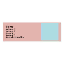 Harmonious Colour Combination Mix Template Business Cards