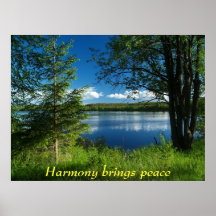 Harmony brings peace posters