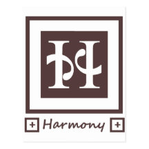 Harmony in Red Postcard