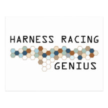 Harness Racing Genius Post Card