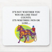 HARNESS raing joke design Mousepads