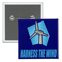 Harness the Wind Pinback Buttons