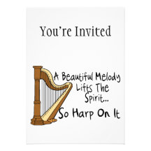 Harp On It Custom Announcement