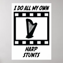 Harp Stunts Poster