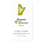 Harpist Business Card