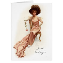 Harrison Fisher "Roses" Greetings Card cards