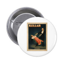 Harry Kellar performs Levitation 1895 Magic Pin