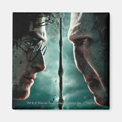 Harry Potter 7 Part 2 - Harry vs. Voldemort Fridge Magnet