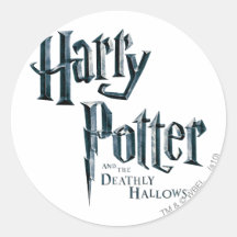 Harry Potter and the Deathly Hallows Logo 1 Round Sticker