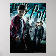 Harry Potter With Dumbledore Ron and Hermione 1 Poster