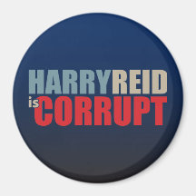 Harry Reid is Corrupt Fridge Magnet