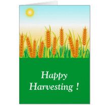 Harvest festival cards