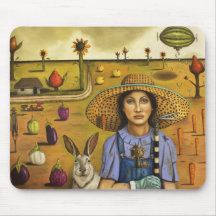 Harvey and the Eccentric Farmer Mouse Mats