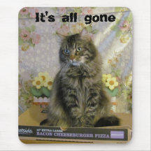 Has Sad/ No Pizza Mouse Pads