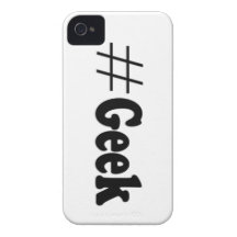 Hashtag Geek Art Gifts iPhone 4 Cover