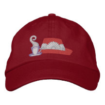 Hat and Coffee Embroidered Hats
