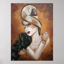 Hat Lady 1 Print