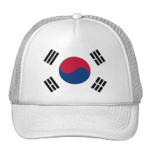 Hat with Flag of South Korea