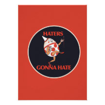 Haters gonna HATE Personalised Invite