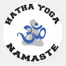 Hatha Yoga Namaste Sticker