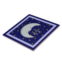 Haughty Crescent Moon Ceramic Tile tiles