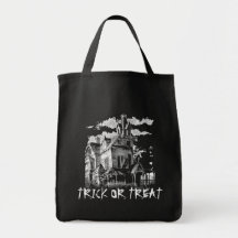 HAUNTED HOUSE CANVAS BAG