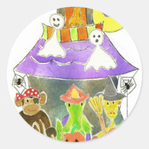 Haunted House Sticker