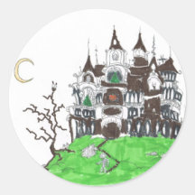 Haunted house stickers