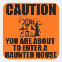 Haunted House Stickers