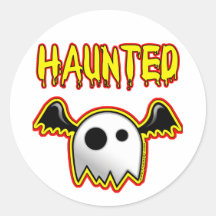 Haunted Sticker Large