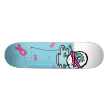 Haunted Zoo "Breast Cancer" Skateboard Decks