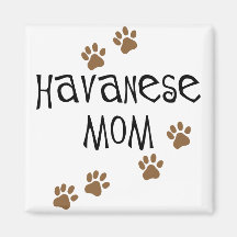 Havanese Mum Refrigerator Magnet