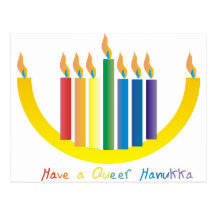 Have a Queer Chanukah Postcard