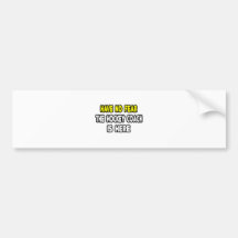 Have No Fear, The Hockey Coach Is Here Bumper Sticker