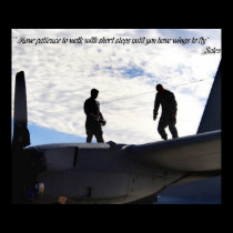 “Have patience to walk with short steps until you posters
