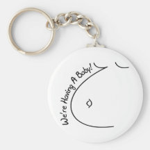 Having A Baby Keychain