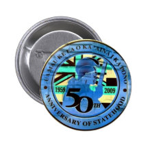 Hawaii 50th Button