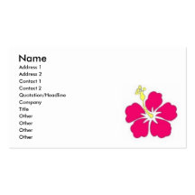 Hawaii Feelings Business Cards