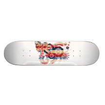 Hawaii Flag Skateboard