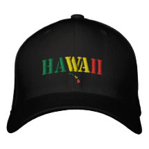 Hawaii Hat Embroidered Baseball Cap