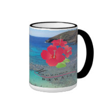 Hawaii Hibiscus Flowers Coffee Cup Mugs