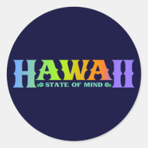 Hawaii Round Sticker