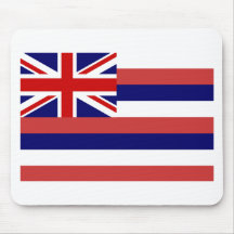 Hawaii State Flag Mouse Pads